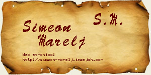 Simeon Marelj vizit kartica